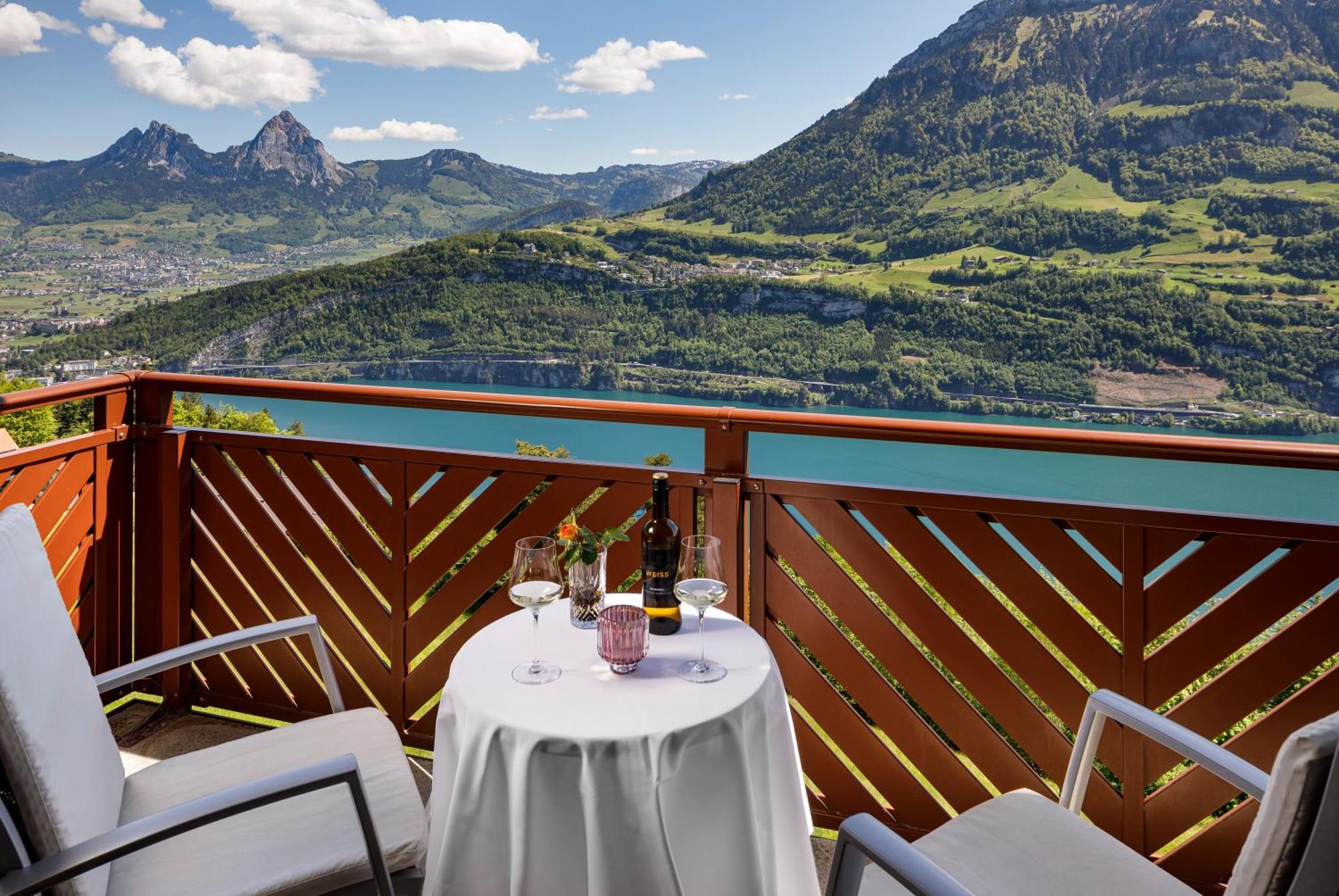 Hotel Und Naturhaus Bellevue Seelisberg Ngoại thất bức ảnh